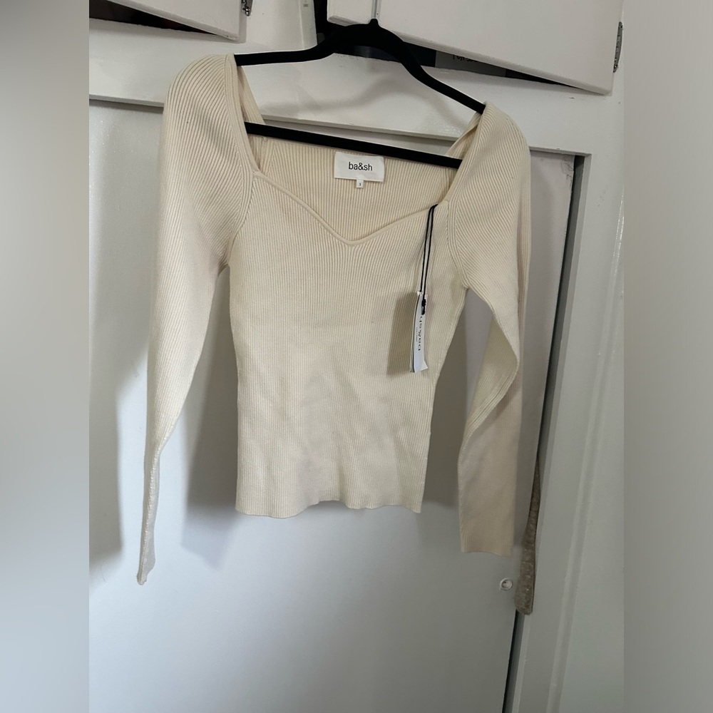 Ba&Sh Olaf ribbed pullover sweater FINAL PRICE NO OFFERS CONSIDERED - Picture 4 of 7